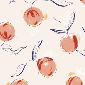 Gouache Peaches