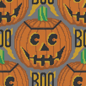 Cross Stitch Jack-O’-Lanterns