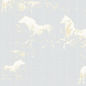  Ethereal Horses Palest Blue Texture 