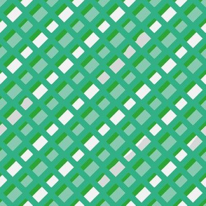 jade green diagonal stripes by rysunki_malunki