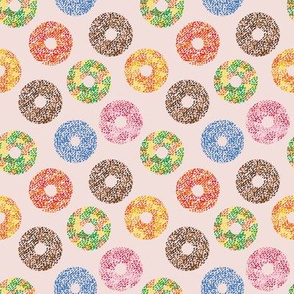 sprinkled donuts by rysunki_malunki