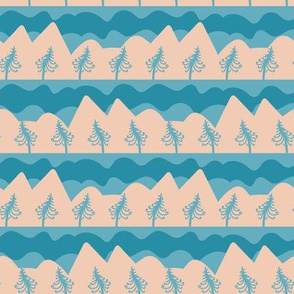 trees and mountains by rysunki_malunki
