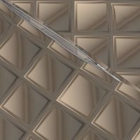 3D Effect Taupe Tiles