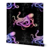 Jumbo Octopus Silhouette-black