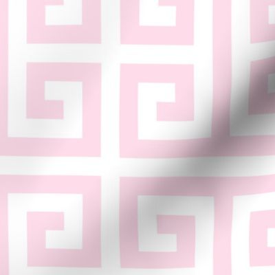 Greek Key Pink