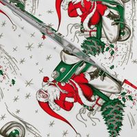 merry Christmas xmas Santa Claus snowflakes silver mistletoe  scooter vespa inspired motorcycles gifts presents trees vintage retro kitsch cute white green 