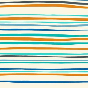 bike stripe blue orange