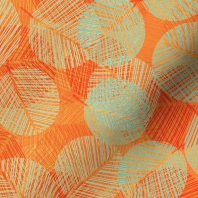 leaf_dots-orange-mint