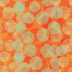 leaf_dots-orange-mint