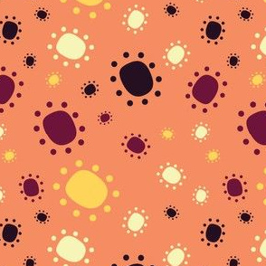 Harlequine Summer Dots - Peach