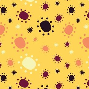 Harlequin Summer Dots - Yellow