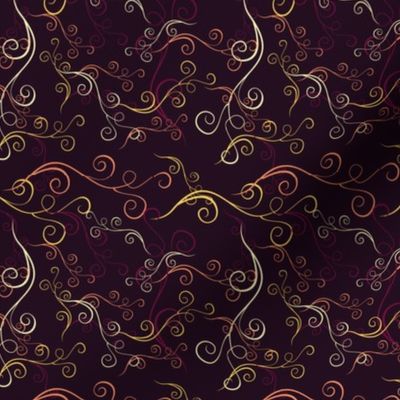 Harlequin Summer Swirls - Purple