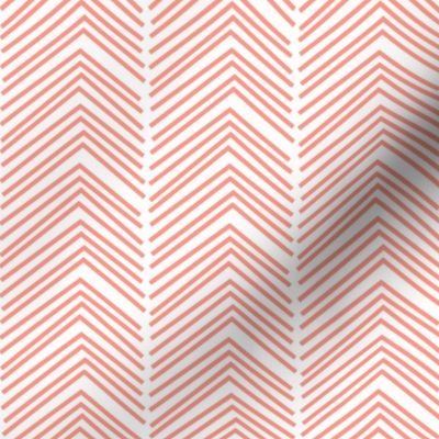 chevron love LG peach