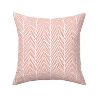 chevron love LG peach