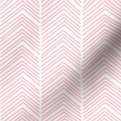 chevron love LG light pink