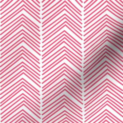 chevron love LG hot pink