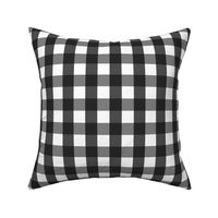 gingham 1in black and white