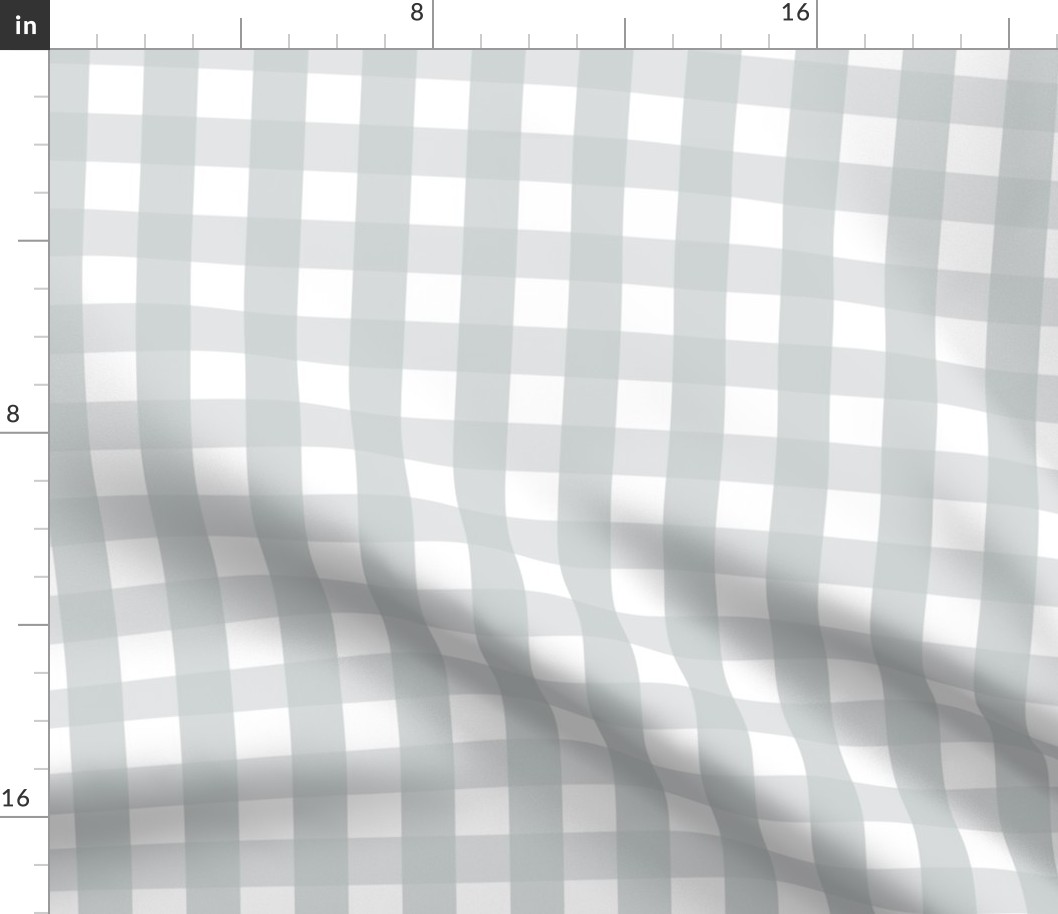 gingham 1in sterling grey