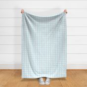 gingham 1in ice blue