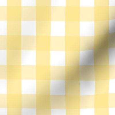 gingham 1in sunshine yellow