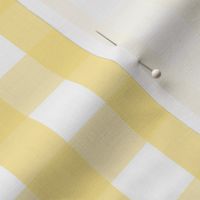 gingham 1in sunshine yellow