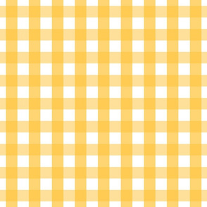 gingham 1in golden yellow