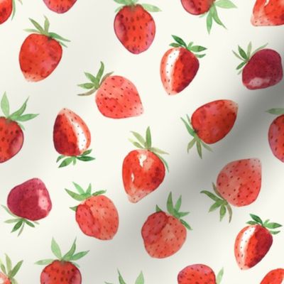 Red Strawberries // Beige