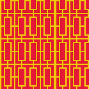 rectangular Maze-red,yellow