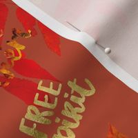 Red Autumn Leaves and Golden Phrases
