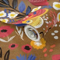 Florals and Moths - small repeat