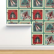 Folkart Moth Stamps