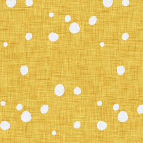 Modern Farm House Polka Dots Yellow