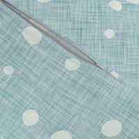 Modern Farm House Polka Dots Blue