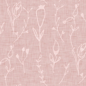 Modern Farm House Floral Pink