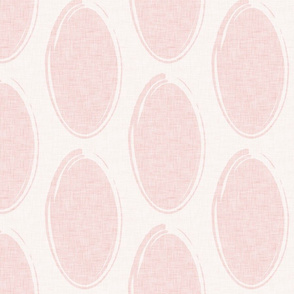 Modern Farm House Oval Pink