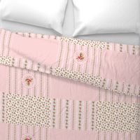 Sateen Roses Coordinate Parson's Pink Fat Quarters