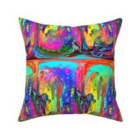 large magical abstraction moths rainbow forest 5 psychedelic multicolor PSMGE