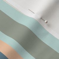 Modern handpainted deckchair stripe in gray 1 by Pippa Shaw