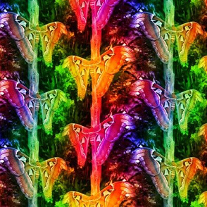 small moths rainbow forest 1 butterfly multicolor PSMGE