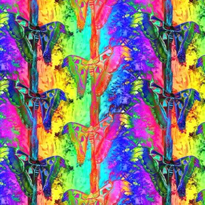 small moths rainbow forest 5 butterfly psychedelic multicolor PSMGE