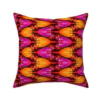 ABSTRACT PATTERN 14 butterflies arrows moths ORANGE FUCHSIA PINK BROWN SUMMER AUTUMN PSMGE