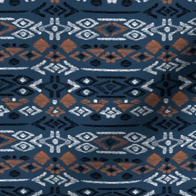 Minimal vintage mudcloth bohemian mayan abstract indian summer love aztec navy blue boys