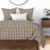 gingham 1in brown