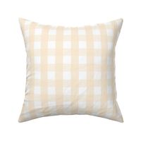 gingham 1in ivory