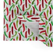 New Mexico Christmas Hatch Chiles in White