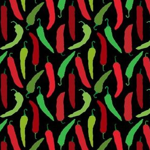 New Mexico Christmas Hatch Chiles in Black