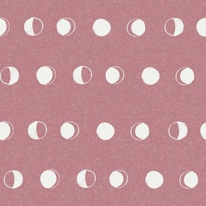 moon phase fabric - clover sfx1718 - moon fabric, nursery fabric, baby fabric, boho fabric, witch fabric, muted fabric, earth toned fabric, muted colors