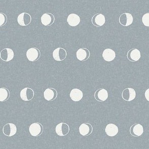 moon phase fabric - quarry sfx4305 - moon fabric, nursery fabric, baby fabric, boho fabric, witch fabric, muted fabric, earth toned fabric, muted colors
