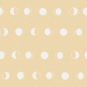 moon phase fabric - chamomile sfx0916 - moon fabric, nursery fabric, baby fabric, boho fabric, witch fabric, muted fabric, earth toned fabric, muted colors