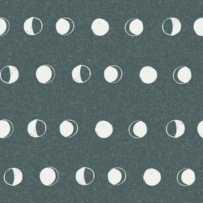 moon phase fabric - spruce sfx5914 - moon fabric, nursery fabric, baby fabric, boho fabric, witch fabric, muted fabric, earth toned fabric, muted colors